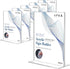 8.5 11, (6 pack) Relx Acrylic Sign Holder x Plastic Frame Flyer Holder, Double Frames Clear Acrylic Display Stand