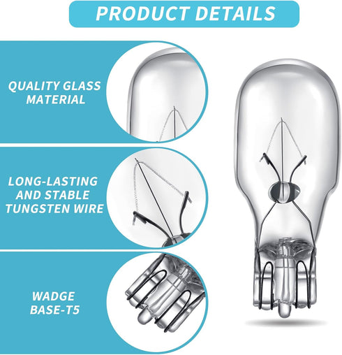 T5 Bulbs 12 4 Bulbs (30 Riakrum Landscape Light Volt Watt Landscape Lighting Low Voltage Wedge Base Replacement Lamp