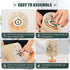 Western Scenery Cowboy Bedside Table Lamp Small Desk Lamps Linen Fabric Shade Decorative Nightstand Lamp LED with USB