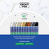 Grout Pen Cream Tile Paint Marker: Waterproof Grout Paint, Tile Grout Colorant and Sealer Pen - Narrow 5mm, 2 Pack