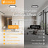 2Pack 12 Inch 25W, 3000LM, 95+, 2700K-5000K 5CCT Dimmable, LED Flush Mount Ceiling Light, CRI & Black Round Surface