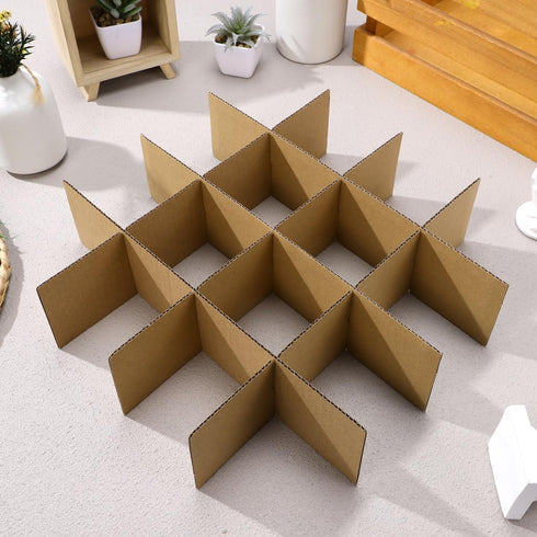 Packing 13.19 3.15 Inches Cardboard Box Dividers for Moving Boxes Glassware and Dish Boxes Inserts X for Safe Transport