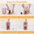 Dimmable Bulb LigthRound Touch Table Lamp for Bedroom, Cordless Bedside Small Table Lamp, Rechargeable Battery Operated