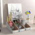ZBEIVAN 35 Packs Cardboard Storage Bins Boxes, 12x4x4.5 Inches Easy Assembly Pantry Organizer Bins
