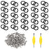 Penitue Action Figure Repair Kit: 50 O-Rings, 100 Screws, and 2 Screwdrivers. Vintage