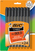 BIC Cristal Xtra Bold Ballpoint Pen, Bold Point (1.6mm) For Vivid And Dramatic Lines, Black Ballpoint Pens, 24-Count