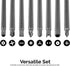 NEIKO 10224A 32 Piece Extra Long Security Bit Set, 1/4" S2 Steel 6” Long Torx, Tamper Proof, PoziDriv, Spanner, Tri-Wing