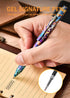 5 Origin-Joy Colorful Titanium Alloy Bolt Action Pen, Slim Lightweight EDC Pocket Tactical Pen, Portable Signature Pen