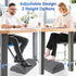 Foot Rest for Under Desk at Work, Comfortable Desk & Gaming Accessories with 2 Adjustable Heights & Removable Cover