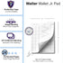 (3" 5") 12 50 Waiter Wallet Jr. Server Order Pads x Guest Check Pads, Sheets Each, Double-Sided, Stapled/Taped