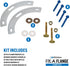 Fernco Fix-A-Flange Complete Universal Toilet Flange Water Closet Repair Kit