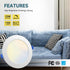 6 Inch 5CCT 2700K/3000K/4000K/5000K/6000K 12W 1100Lm, Dimmable ECOELER Ultra-Thin LED Recessed Ceiling Light