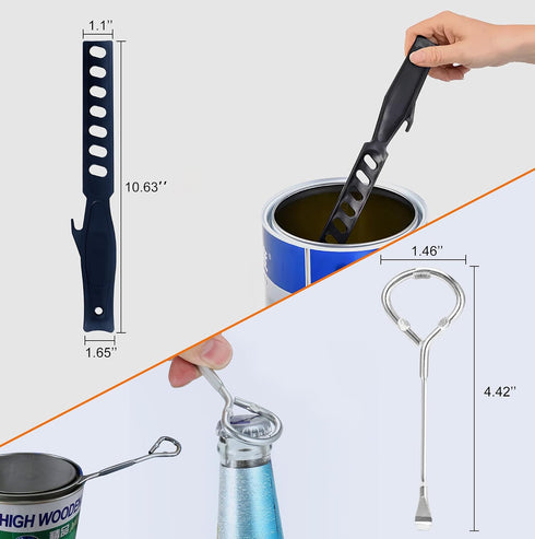 AURIXUS 28 4"and 9" PCS Paint Roller Kit with Extension Pole, Paint Roller, Including Gloves, Paint Tray, Flat Paint