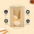 50 Sourdough Bread Bags For Homemade Loaf Kraft Brown Paper Bread Bags with Window and Square Bottom Large Bakery Bag