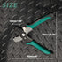 SPEEDWOX 7 Inches Wire Strippers Cutter Pliers Multi-Function Hand Tool for Cable Cutting and Precision Stripping