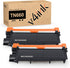 v4ink 2PK Compatible TN-660 Toner Cartridge Replacement for Brother TN660 TN630, Works with Brother HL-L2300D HL-L2320D