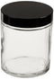 Kimble Type III Soda Lime Glass Clear Wide Mouth Straight Sided Jars with GPI Thread Cap, PTFE-Faced LDPE Foam Liner Material, 250ml Capacity (Case of 12)