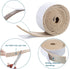 2 Packs Felt Strips with Adhesive Backing Non Slip Felt Furniture Pads Adhesive Felt Roll Felt Tape for Protecting Hardwood Floors Chair Wall Protector(120 x 1 x 0.12 Inch, Linen)