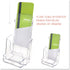 Deflecto Docuholder, Clear Rigid Countertop Leaflet Holder with Business Card Holder