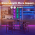 200ft, 24V Decor(2 100ft) dalattin Led Lights for Bedroom Smart Led Strip Lights with App Control Remote, RGB LED Light