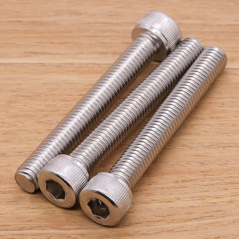 M5-0.8 x 60mm Socket Head Cap Screws, 304 Stainless Steel 18-8, Allen Socket Hex Drive, 15 PCS