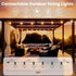 50 G40 Bulbs, Dimmable RTTY Outdoor String Lights FT, Patio Light for Outside, Waterproof Shatterproof LED Hanging