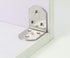 Tiberham 90 47 47 38 mm (Pack 4) Stainless Steel Corner Bracket, Degree Right Angle Corner Brace Plate, x x L Shaped