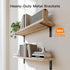 Amada Bathroom Shelves Over Toilet with Storage Basket, Floating Wall Shelf for Home Organization & Wall Decor