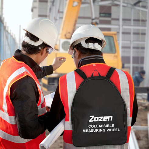 Zozen Folding Portable Distance Measuring Wheel for Professional Engineering, Measures Up to 10,000Feet