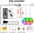 130ft (2 65ft) Keepsmile Led Strip Lights Rolls of Bluetooth Smart App Control RGB Led Light Strip with Remote,Music