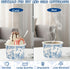 50 Blue Floral Treat Snack Cups - Pcs Blue and White Chinoiserie Disposable Ice Cream Cups Vintage Flower Paper Dessert