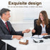 PTMTFYL 2 3 Pcs Walnut Wood Business Card Holder for Desk, Card Slots Wooden Business Card Display Stand, Solid Smooth