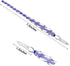 Zonon 3 Pieces Handmade Glass Dip Pen, Elegant High Borosilicate Glass for Writing, Drawing, Calligraphy (Silvery,