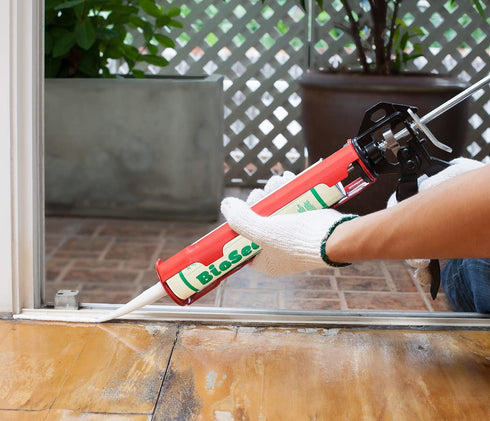 Translucent BioSeal 100% Silicone Sealant, Kitchen and Bath Grade, Waterproof, 10.1 Ounce Cartridge, Clear