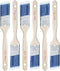 Bates Paint Brushes, 1.5-Inch, 6 Pack, Treated Wood Handle for Walls, Furniture, and Stain Painting