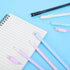 TIESOME 12Pcs 0.5mm Kawaii Cat Pens, Black Ink Cute Cat Style Gel Pens Stationary Supplies for Cat Lovers Women Kids