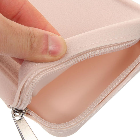 Healeved Silicone Sanitary Napkin Storage Bag Portable Travel Pouch Skin-Texture Menstrual Case Compact Period Pad
