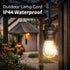 6 E26/E27 IP44 FIRMERST FT Hanging Lantern Pendant Light Cord with Socket, Waterproof, Ideal for Indoor/Outdoor Use