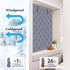 VOLLENC 80x160cm Warm Windproof Partition Cotton Drapes Thermal Insulated Window Curtain Window Insulation Kit