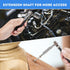 Right Angle Screwdriver, 42 PCS 1/4 Mini Ratchet Set, 90 Degree Offset Wrench with Hex/Torx/Slotted/Phillips Bits