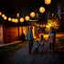 10 120V 9.83FT TIGOMOOV White Nylon Lantern String Lights, Plug in, White Wire, Waterproof Indoor Outdoor Hanging Fairy