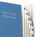Smead Desk File/Sorter - Monthly (Jan-Dec), 12 Dividers, Letter Size, Dark Blue (89286)