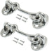 Unlorspy 2 Sets Hook and Eye Latch Stainless Steel Cabin Hook Eye Latch