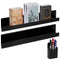 Cecliy 2Pcs Magnetic Book Shelf for Whiteboard Classroom,Reusable Acrylic Magnetic Book Holderand Magnetic