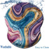 Boutilon Ergonomic Wrist Rest Support, Gaming Mouse Pad with Lycra Cloth, 8.7 x 7.5 inches, Marble Design
