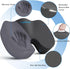 Tailbone TushGuard Seat Cushion for Office Chair Memory Foam Non-Slip Cushion Back, Coccyx, Sciatica, Pain Relief Butt