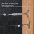 100Ft Steel(304) Brightown String Lights Hanging Kit for Outdoor, Includes Stainless Suspension Rope Cable in Black