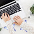 Elbow Gel Wrist Rest for Keyboard and Mouse Transparent Blue Sea Star Pad Cushion Ergonomic Cute Clear Cool Mouse Wrist