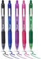 Zebra Pen Z Grip Smooth Multi-Coloured & Black Ballpoint Pens - 5 Pack - Medium Point Retractable Pens