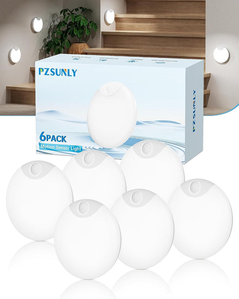 Motion Sensor Night Light,LED Rechargeable Indoor Night Lights,Magnetic Cabinet Light Closet Light